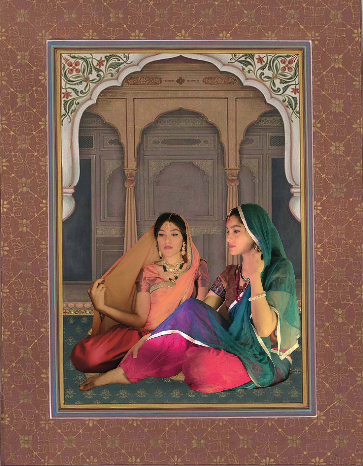 mughal Princess Paintings indian Empire Queens