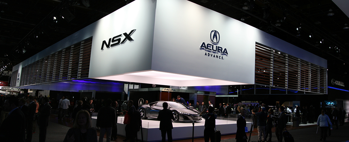 Acura Detroit Auto Show exhibit