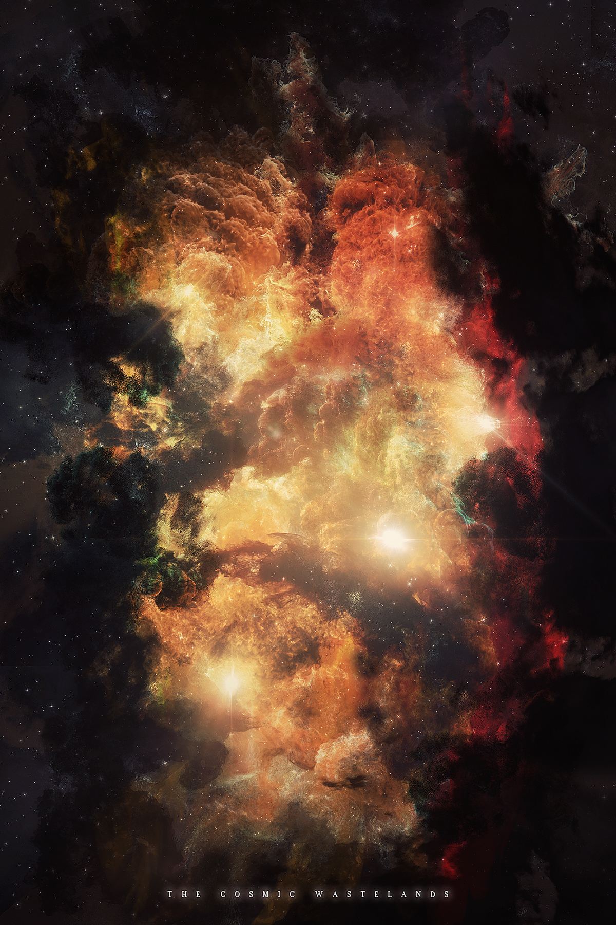 terraspace planet stars galaxy nebula Stardust