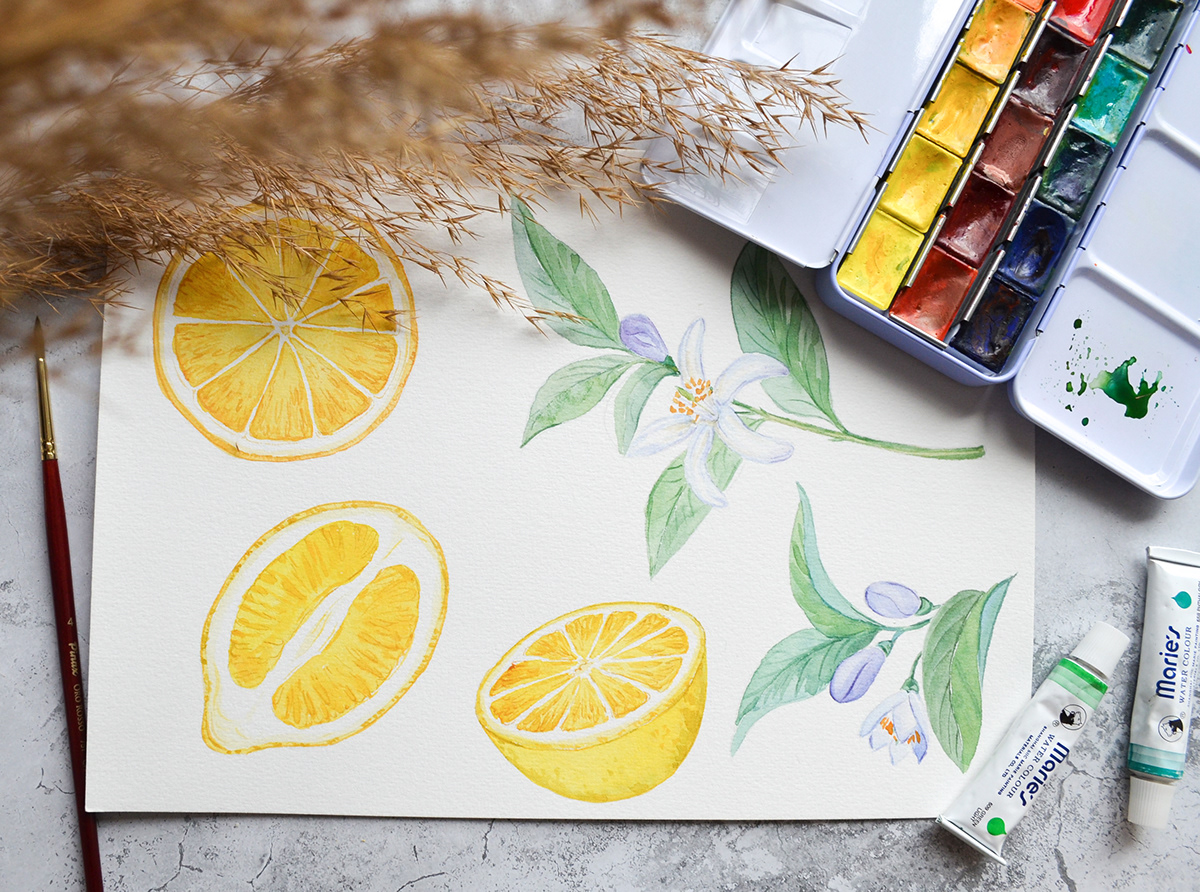 design drink Food  Fruit juice lemon lemonade limoncello Liqueur logo