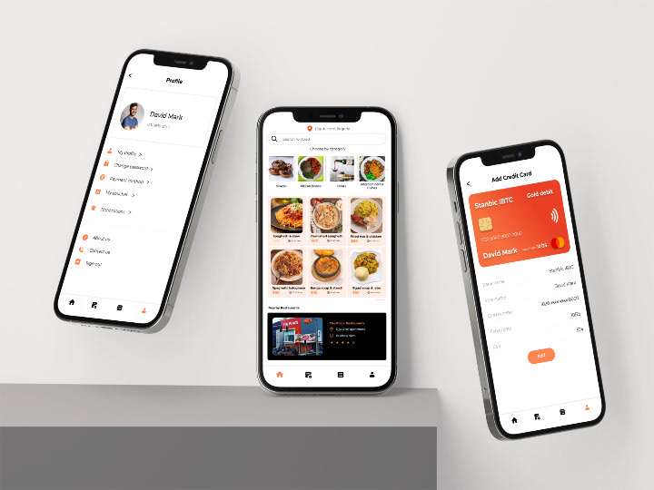 restaurant food delivery Mobile app Figma