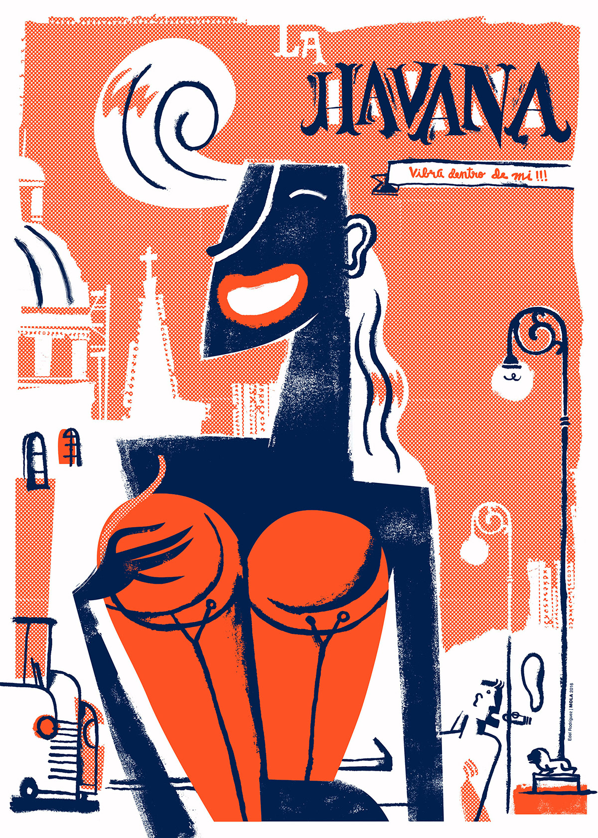 Havana 01 | Silkscreen printed Poster 50 x 70 cm