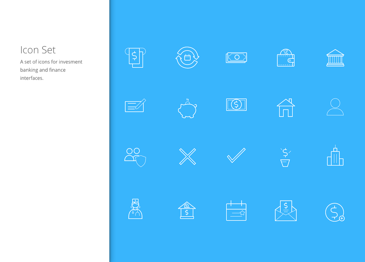 Icon iconography icon design  ux UI UX design ui design Interface Experience finance