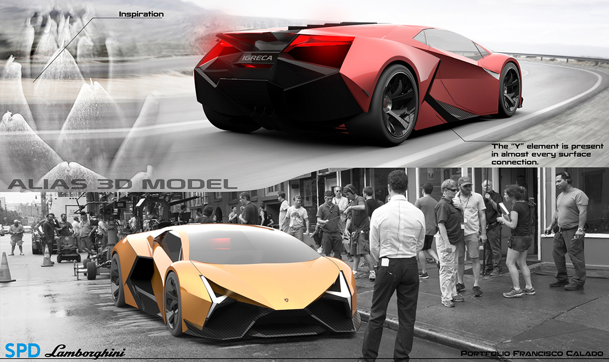 lamborghini Lamborghini project Igreca Lamborghini 50th anniversary car design Lamborghini design Francisco Calado