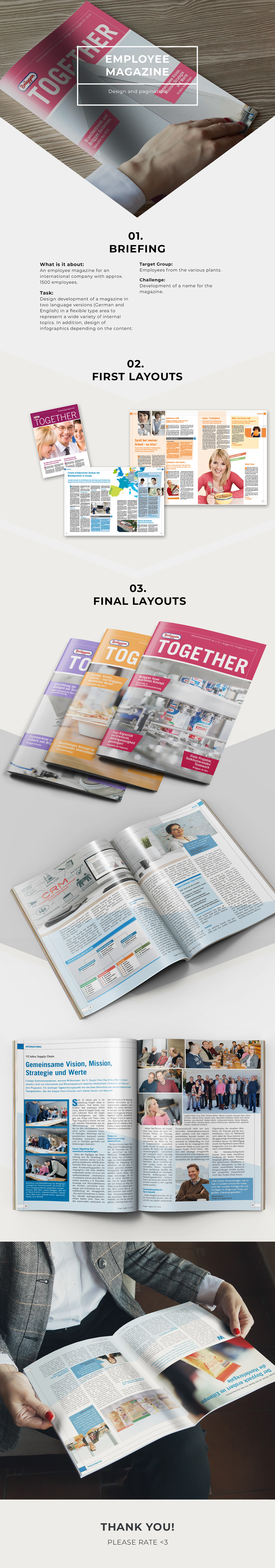 Adobe Portfolio Corporate Communication editorial design  magazin print