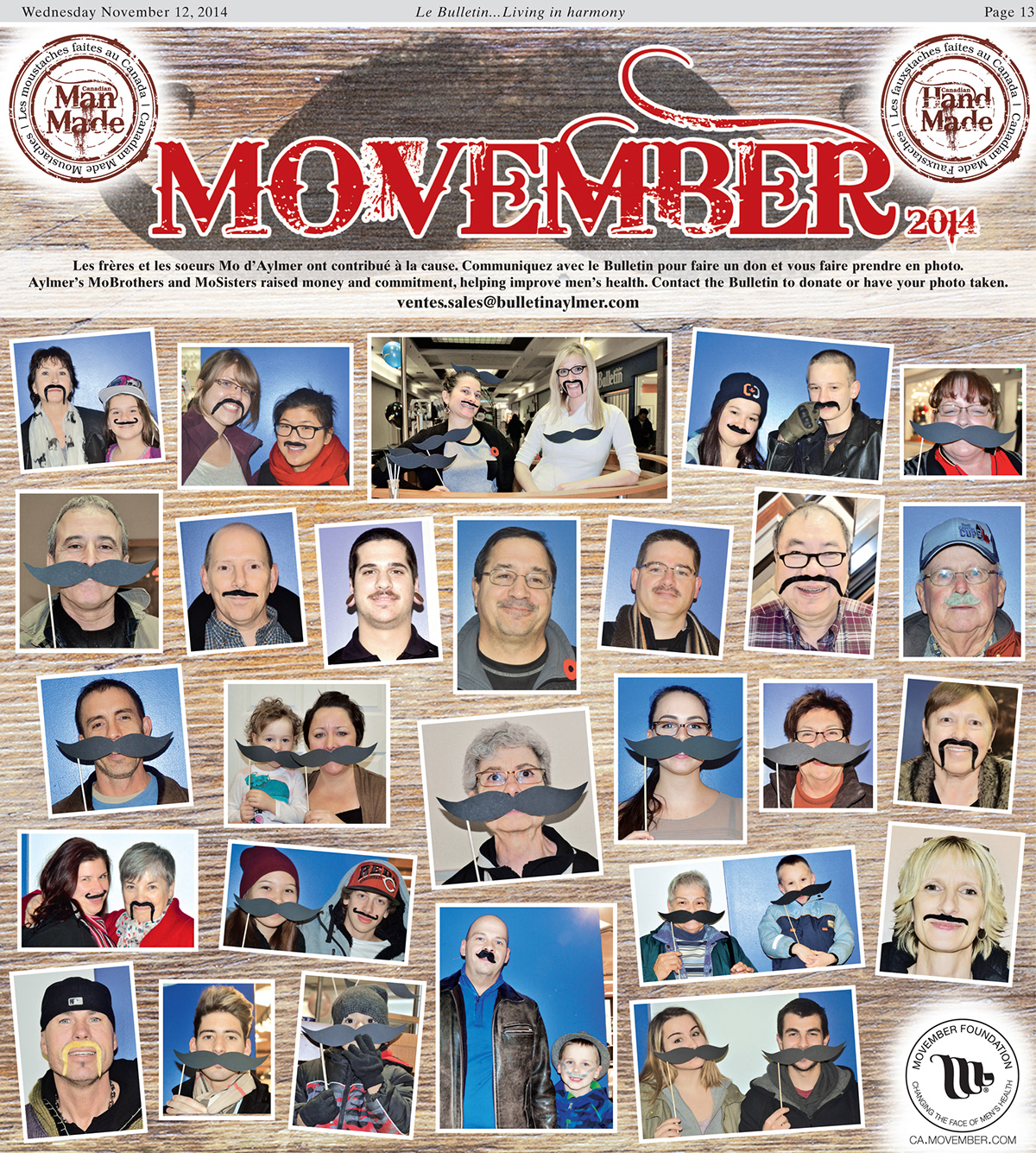 Movember stamp special project