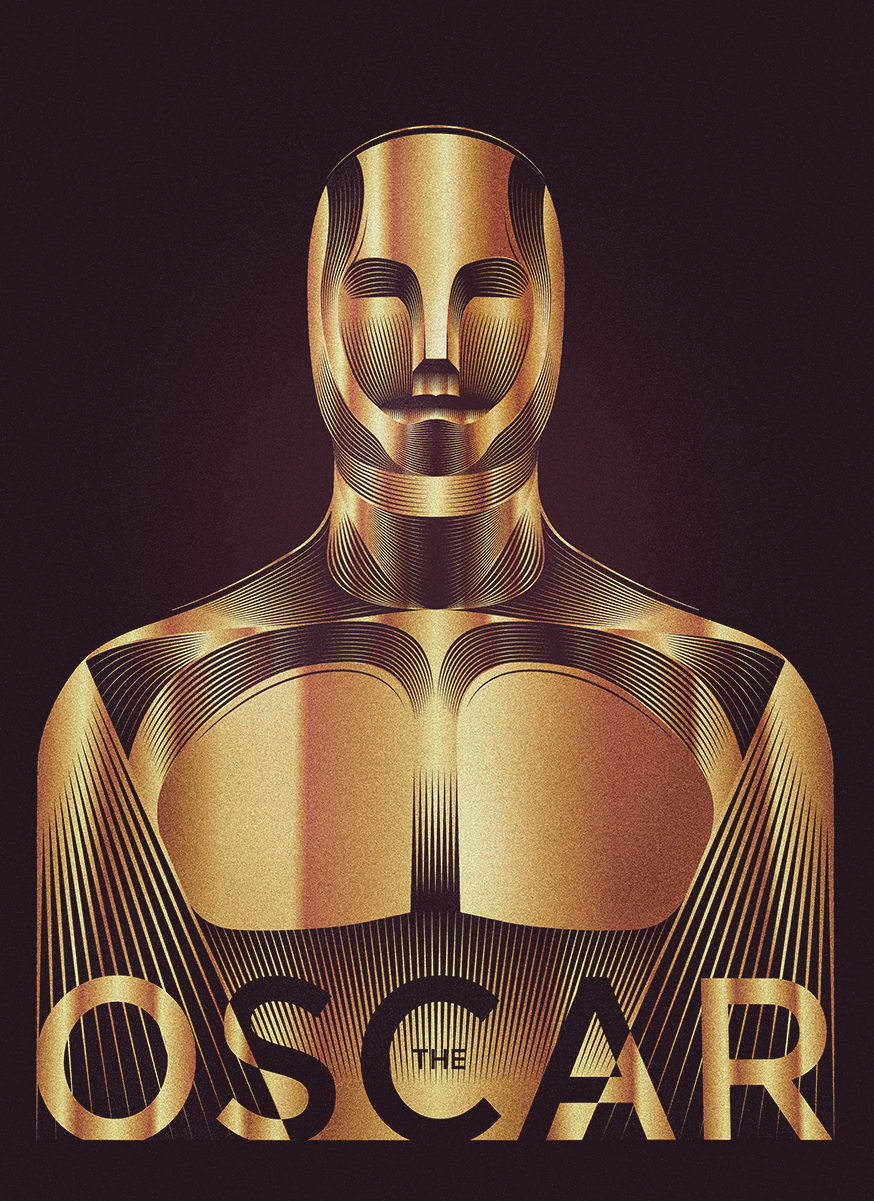 artdeco hollywood reporter lines art gold ceremony Oscars academy Film  