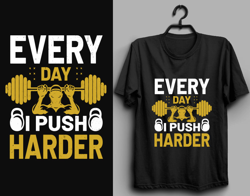 gym fitness sport design Graphic Designer Brand Design designer gym flyer GYM T shirt Design Fitness T-Shirt