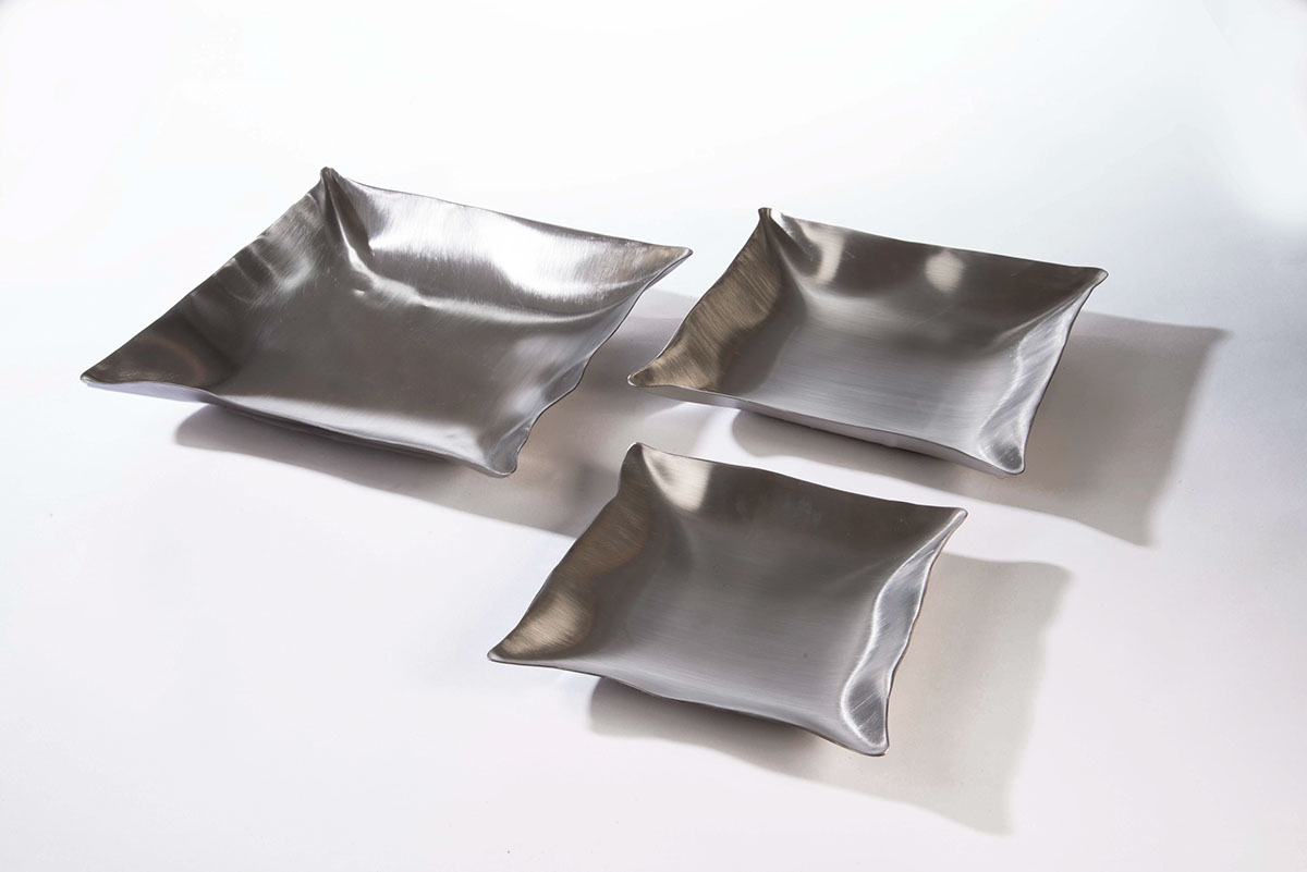 metal Inflated Metal sheet metal trays
