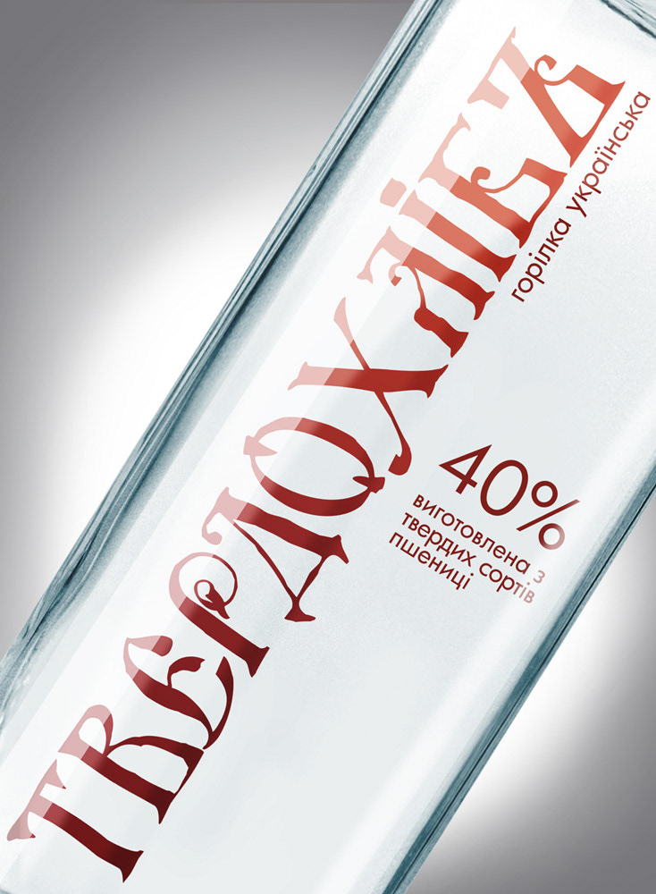 Vodka bottle alcohol concept tverdohlib