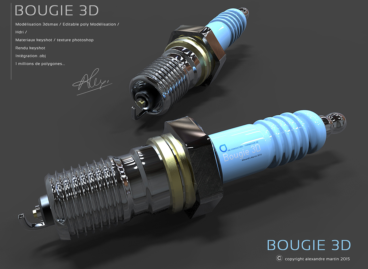bougie 3d