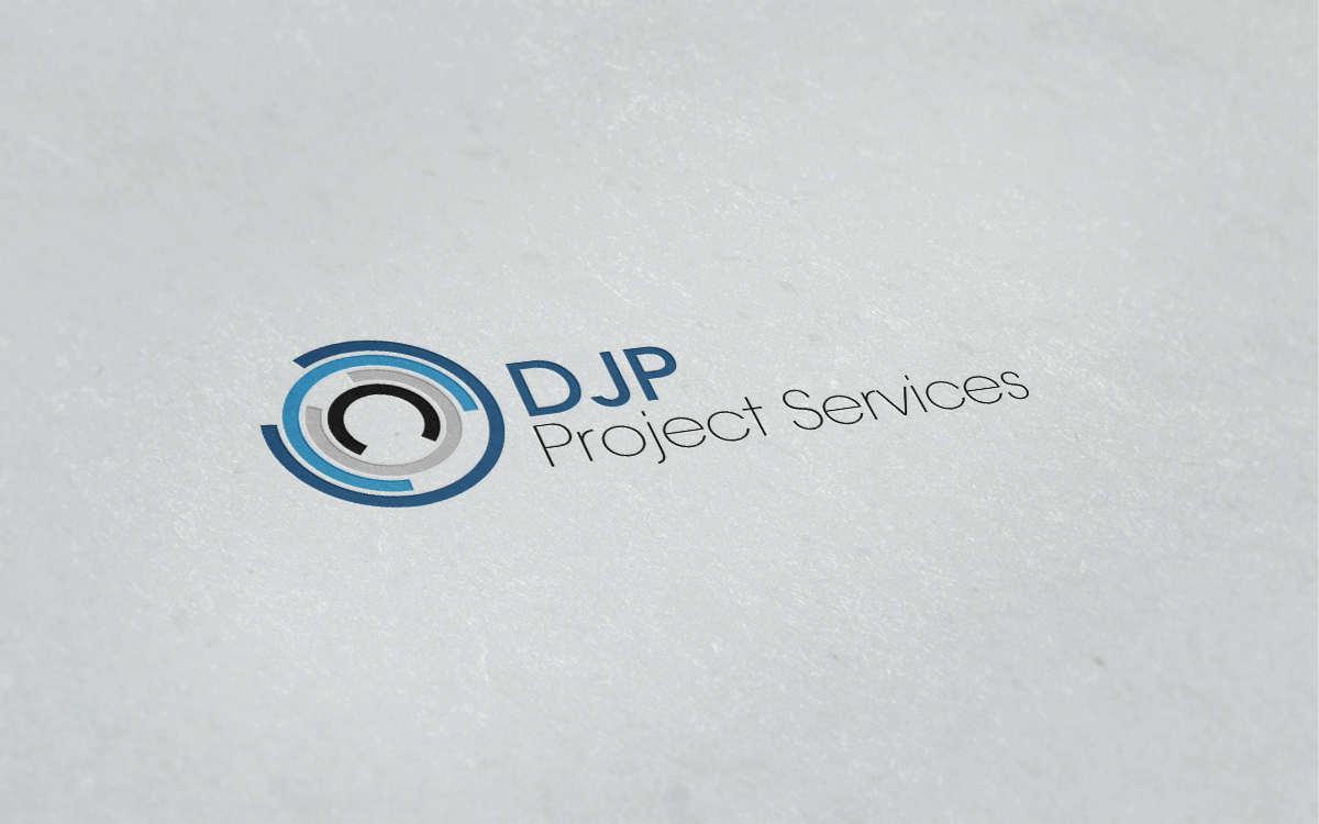 DJP Project Services Project Management business card logo letterhead Stationery Start-up business  Independent Mockup