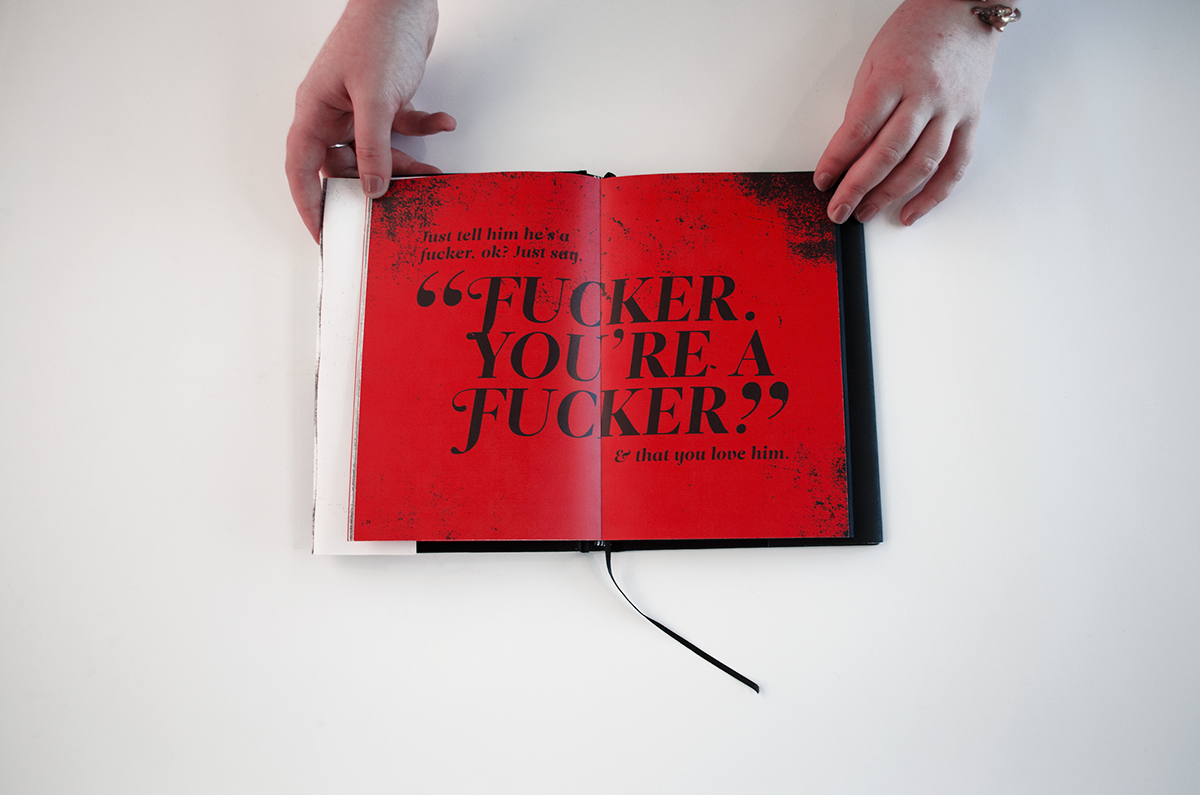 book design kurt cobain Suicide Note nirvana letter GD2015