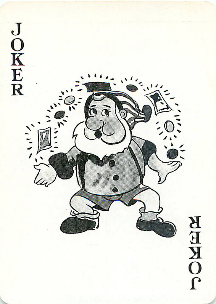 joker cards Fool harlequin clown jester trickster folly hoaxter wildcard Playing Cards jokers joker