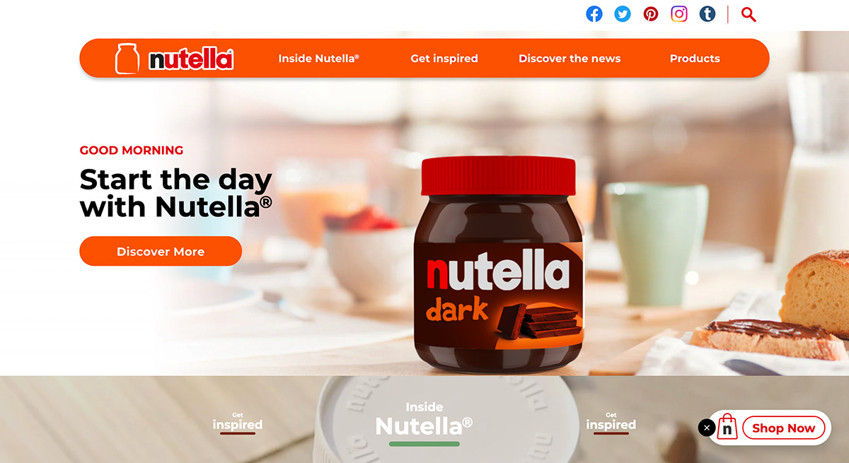graphic design  marketing   Analysis nutella brand Repositioning packaging design nutella dark