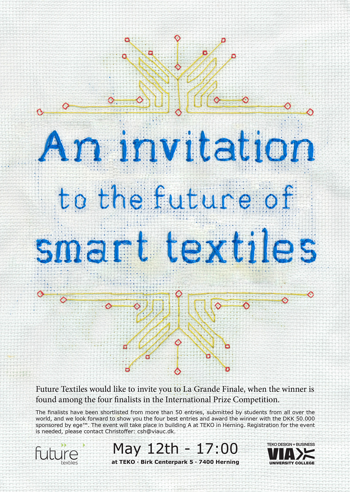 future textiles flyer tactile