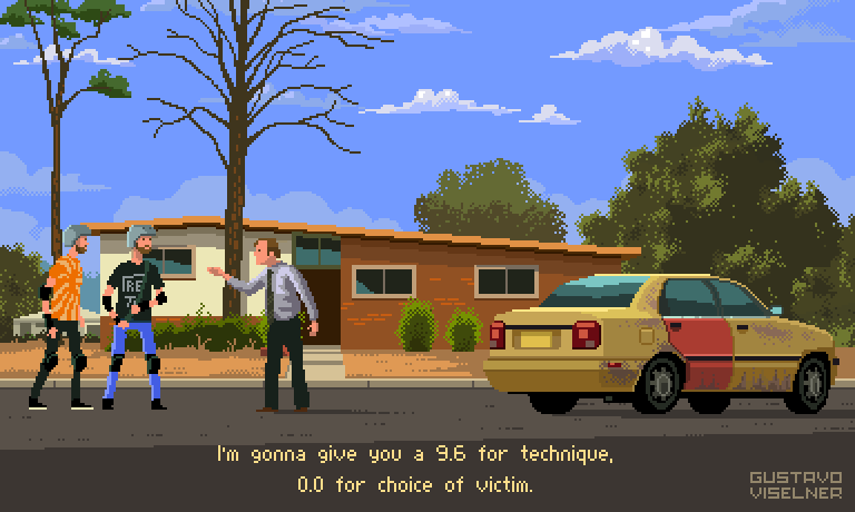 Pixel Art Series from your favorite TV Shows