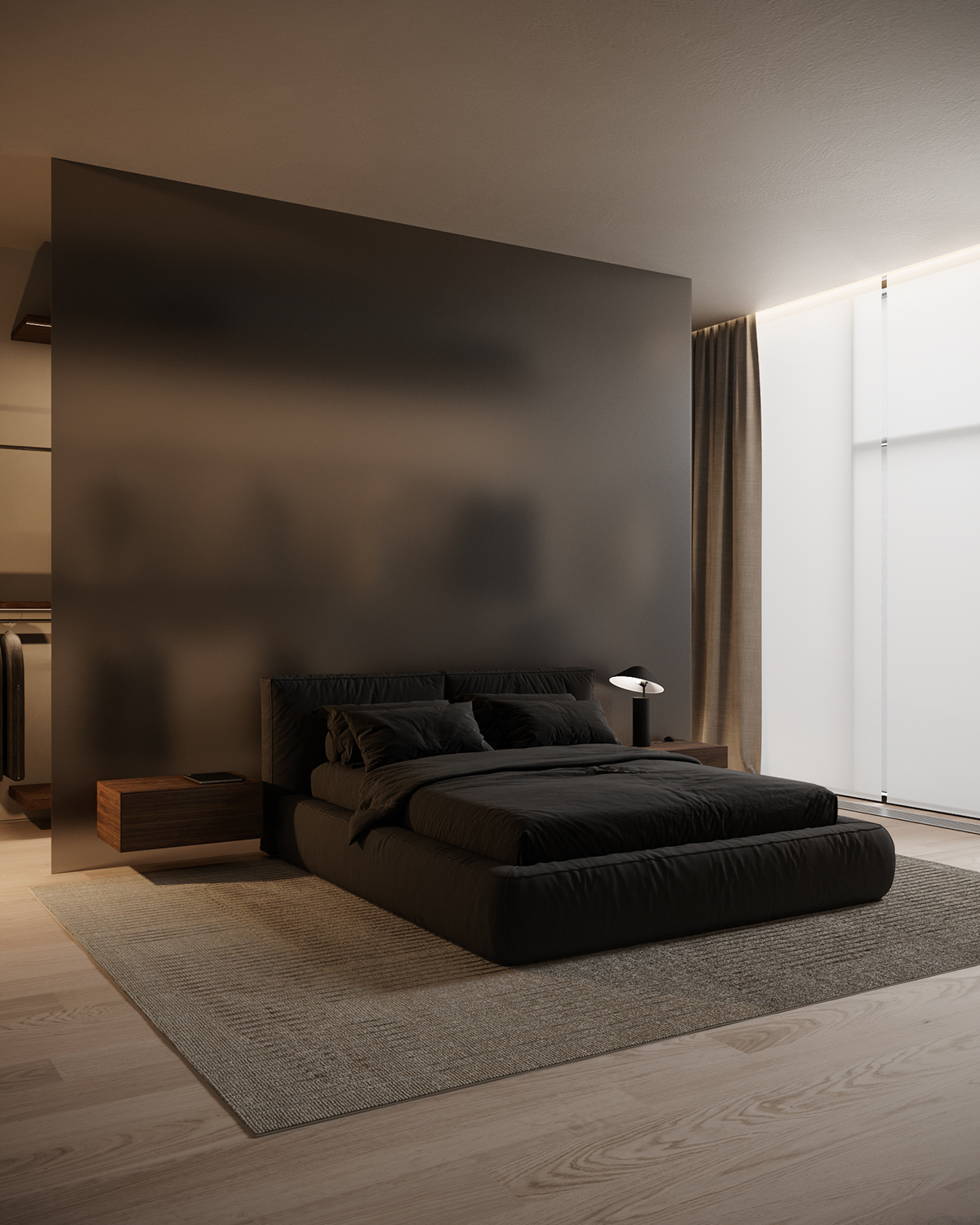 Minimalism Interior bedroom modern master bedroom minimalistic Minimalistic interior