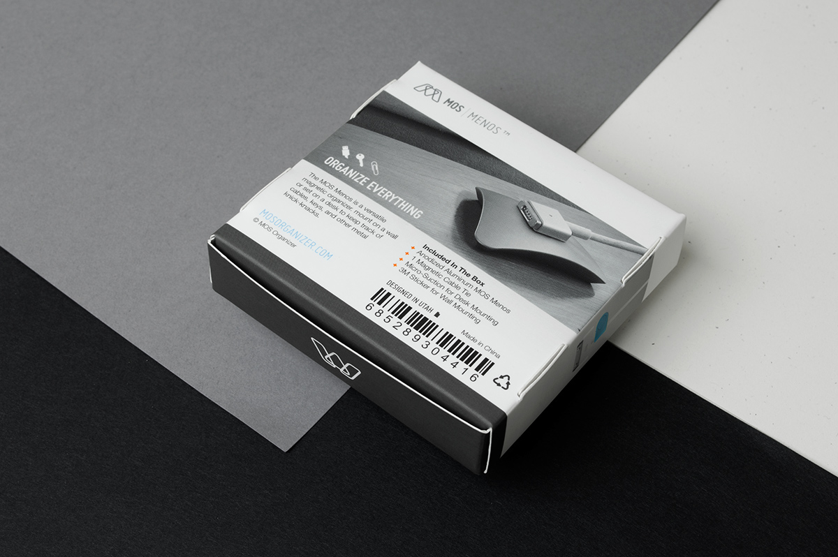 Kickstarter package Diecut box cardboard magnet mos tech Accessory Retail carton orange photo product styling 