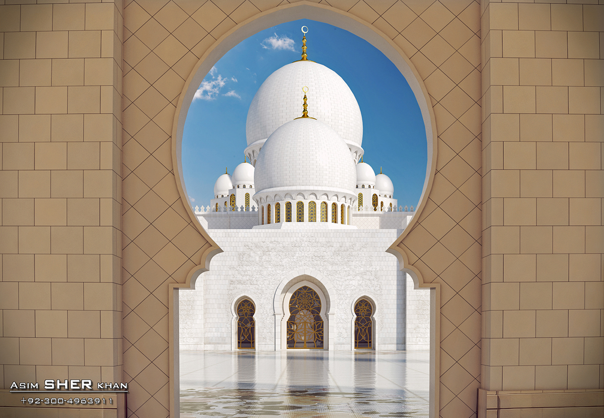 Sheikh Zayed Mosque ramadan Ident mosque ramazan bumper broadcast opener n3 dunya news
