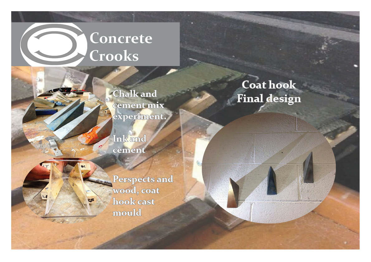 coat hook concrete