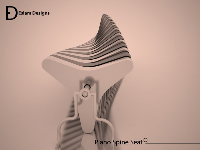 Piano seat spine Spinal cord