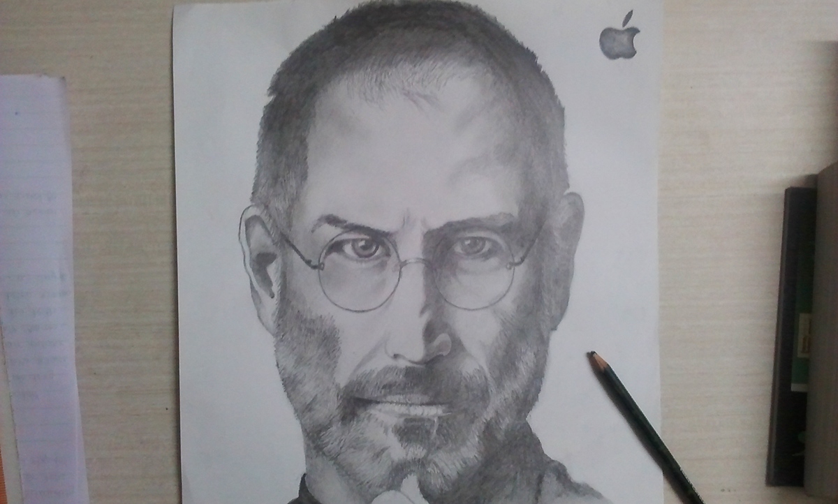 steve Jobs sketch Aniket patole Steve Jobs