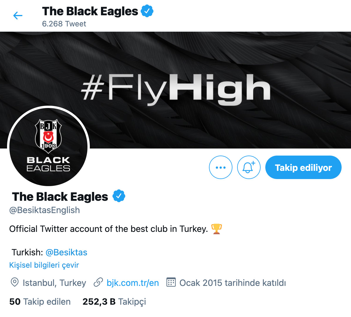 2020/21 - Social Media  Beşiktaş JK Global #FlyHigh on Behance