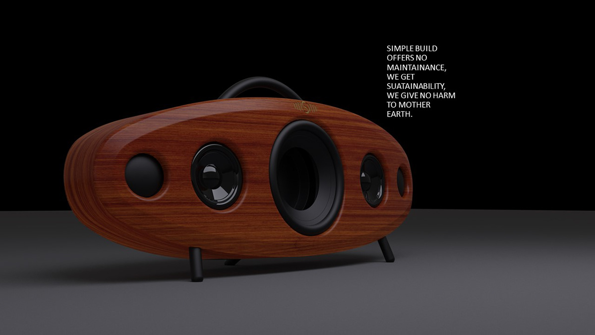 speaker product design  industrial design  product bluetooth wireless music