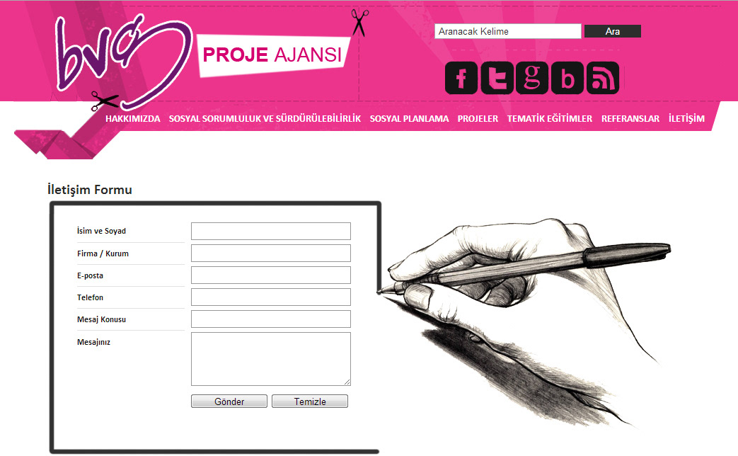 Web design creative pink HTML css php java