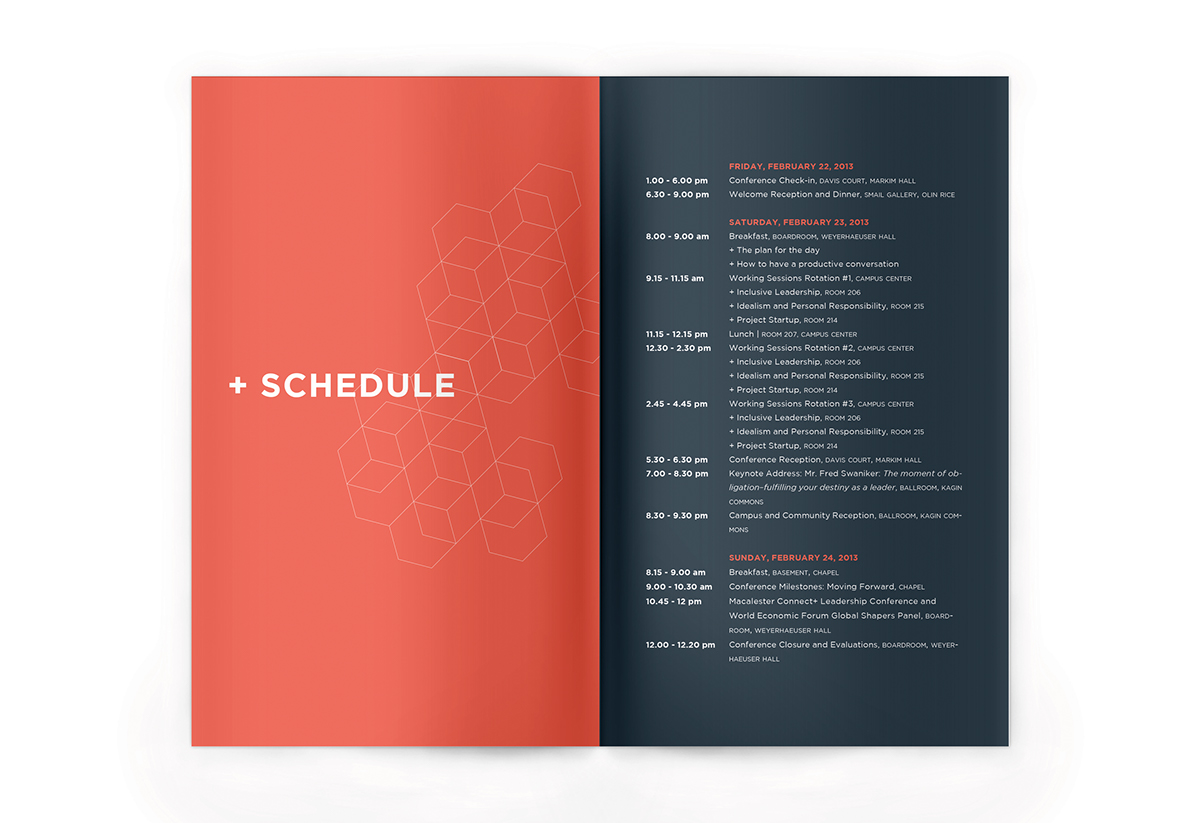 conference logo identity print Booklet poster
