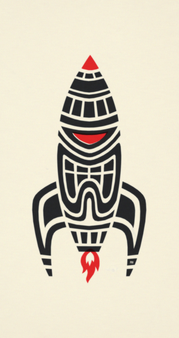 Tiki kon tiki south pacific polynesia pop culture exotic Hula moai