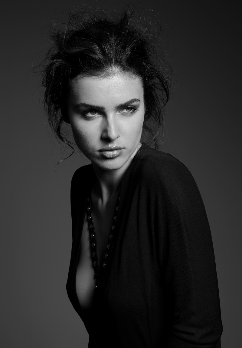 black & white editorial geometric strong looks Drowning piercing eyes
