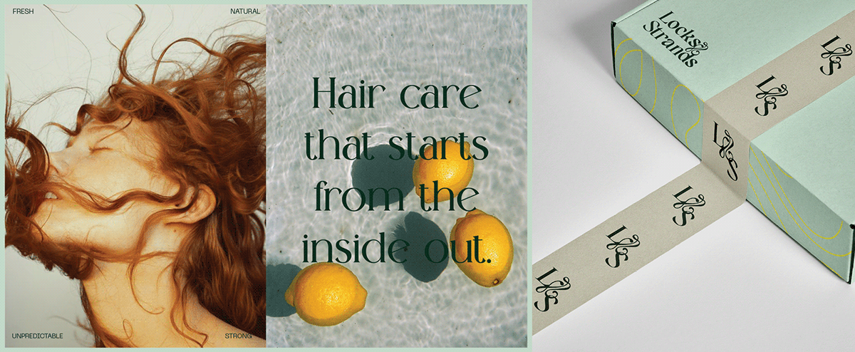 brand identity Graphic Designer Logo Design Packaging Hair Salon