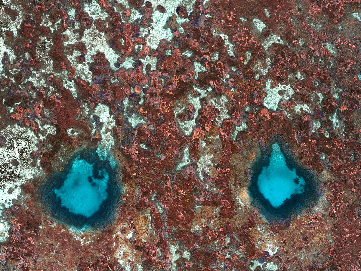 abstract Aerial art Australia FINEART islands Ocean reef sea