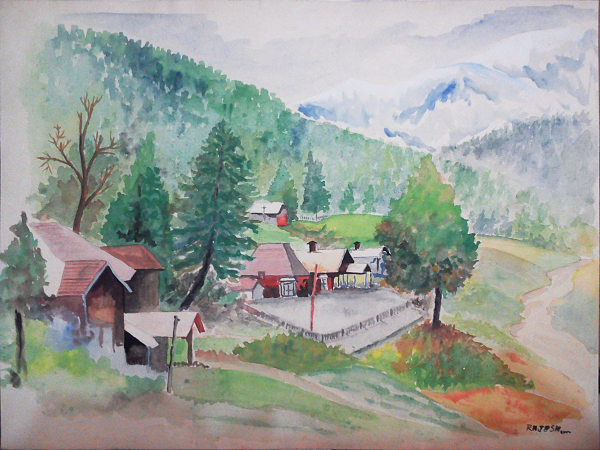 water color Paintings landscapes