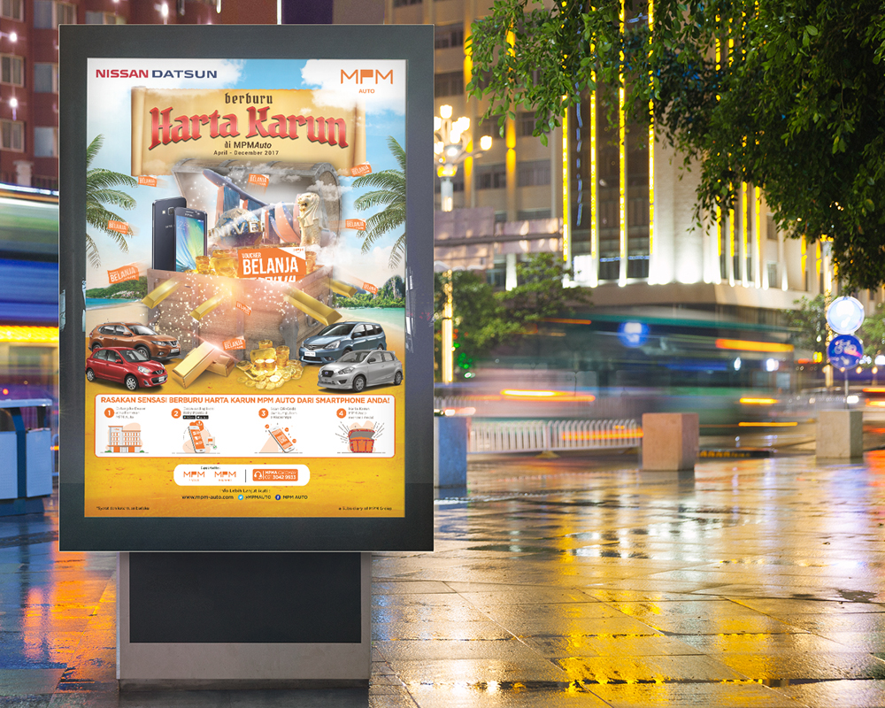 treasure hunt Harta Karun Promotion advertise graphic design 