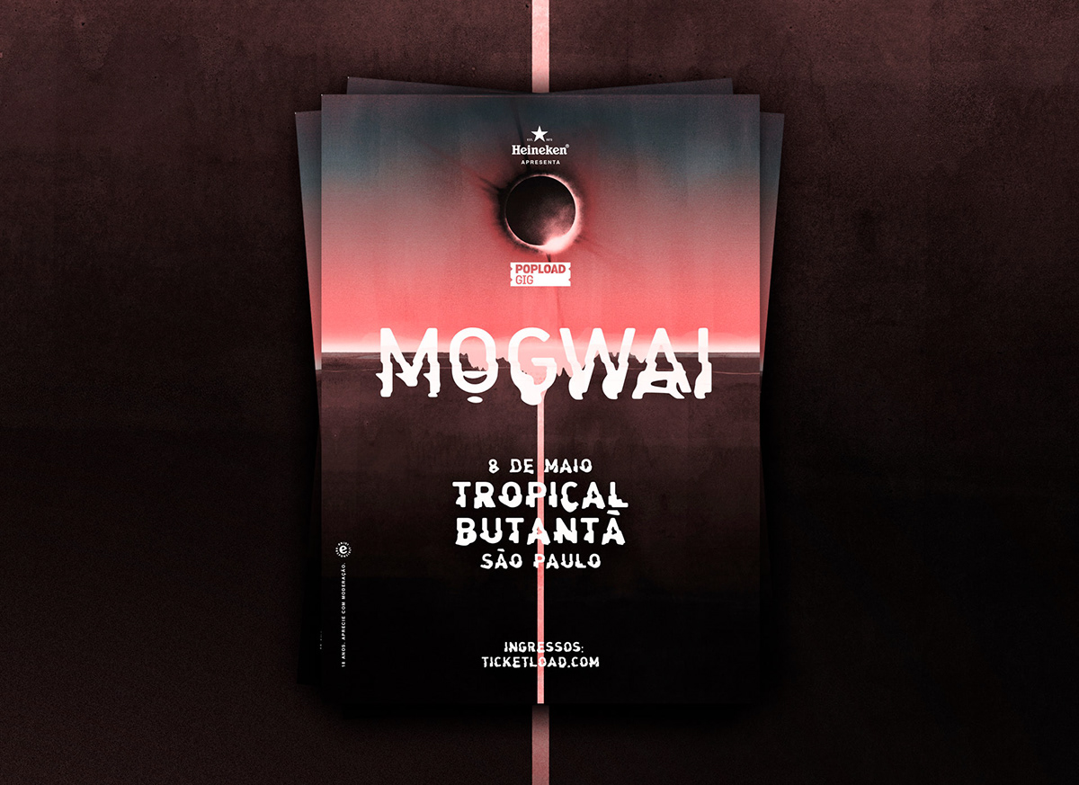 mogwai popload gig poster postershow Show rock indie