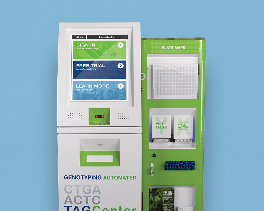 bioinformatics delivery design development genetics Kiosk science touchscreen UI ux