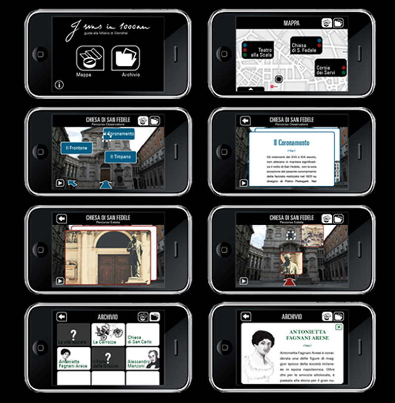 Guide milan stendhal guida milano app mobile book