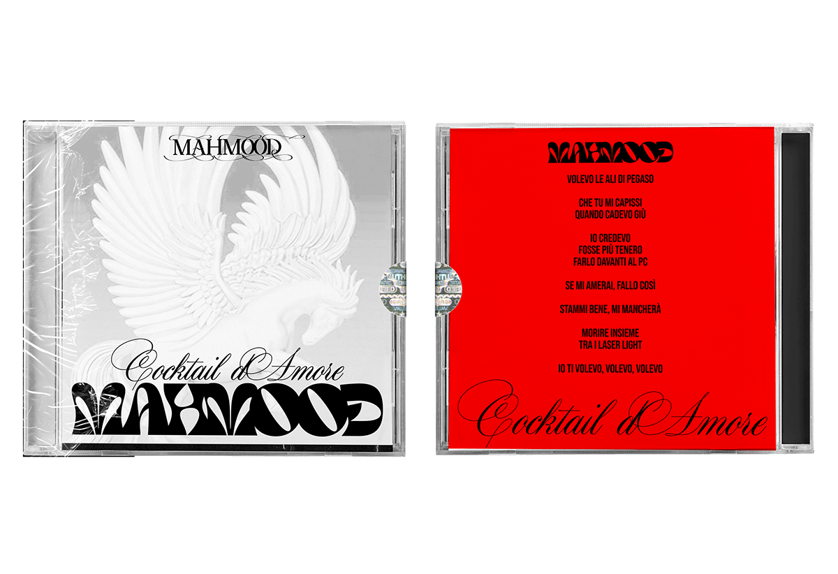 CD cover CD design music musica Singer singer songwriter font design cd mahmood singers