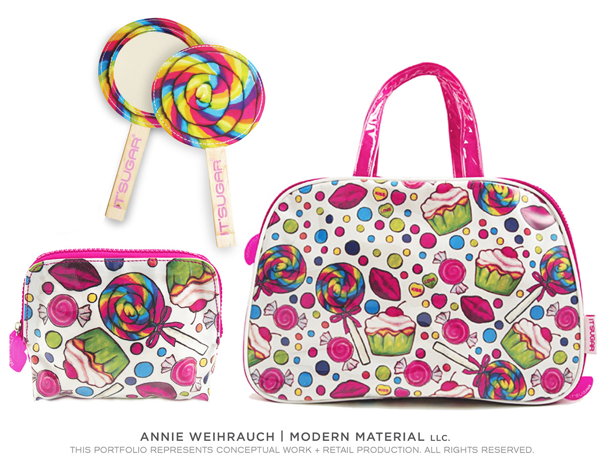 accessories juniors toys youth kids peeps It'Sugar thirty-one cosmetic bags totes Candy Fun whimsical