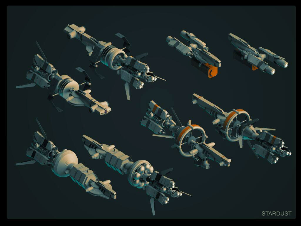MORE SPACESHIPS DESIGNS on Behance