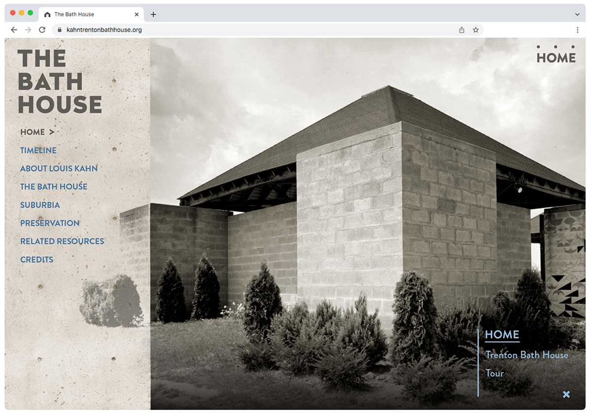 architecture louis kahn Web Design  Website concrete
