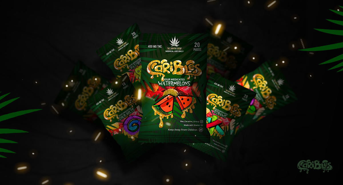 canabis logo Chocolate Chips medicated package design 