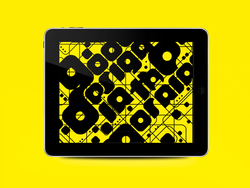tipografia diseño aplicaciones david espinosa estructura yellow black iPad font desf fuente