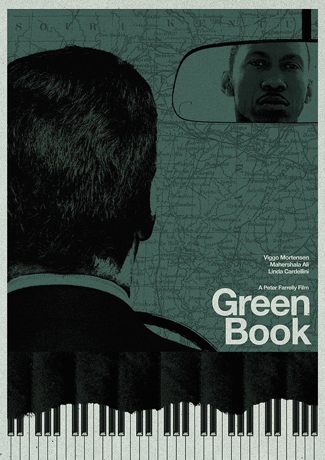 green book Oscars Academy Awards ILLUSTRATION  design poster