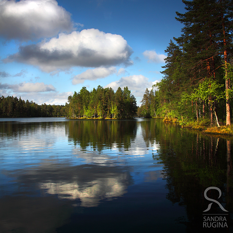 finland Landscape Nature lake HDR sandra rugina art photo