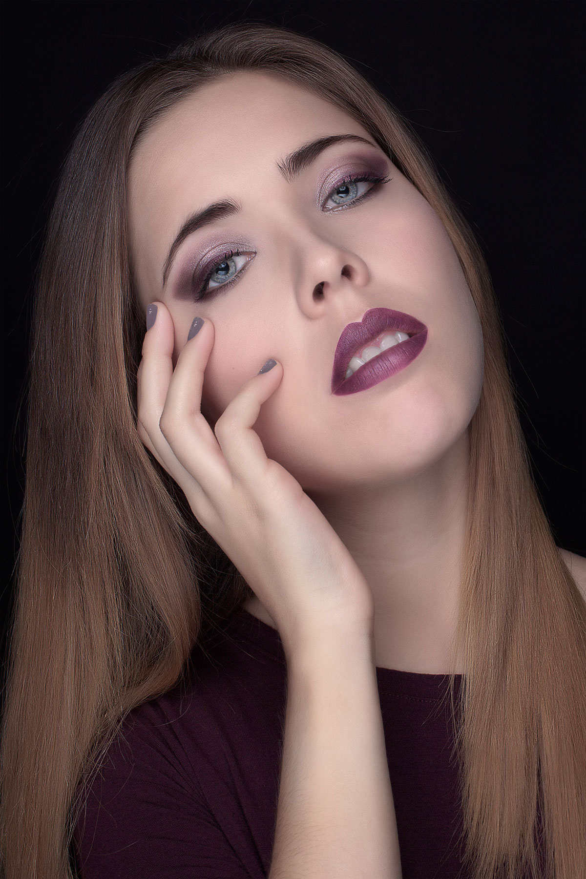 beauty model makeup