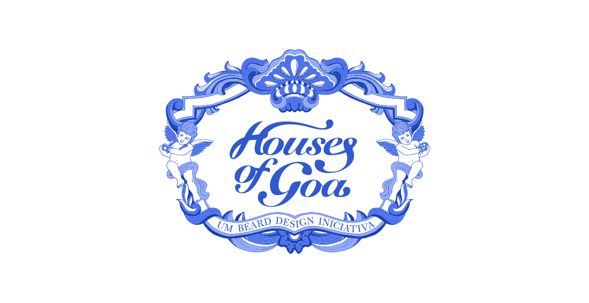 Houses of Goa architectural illustration Goa India